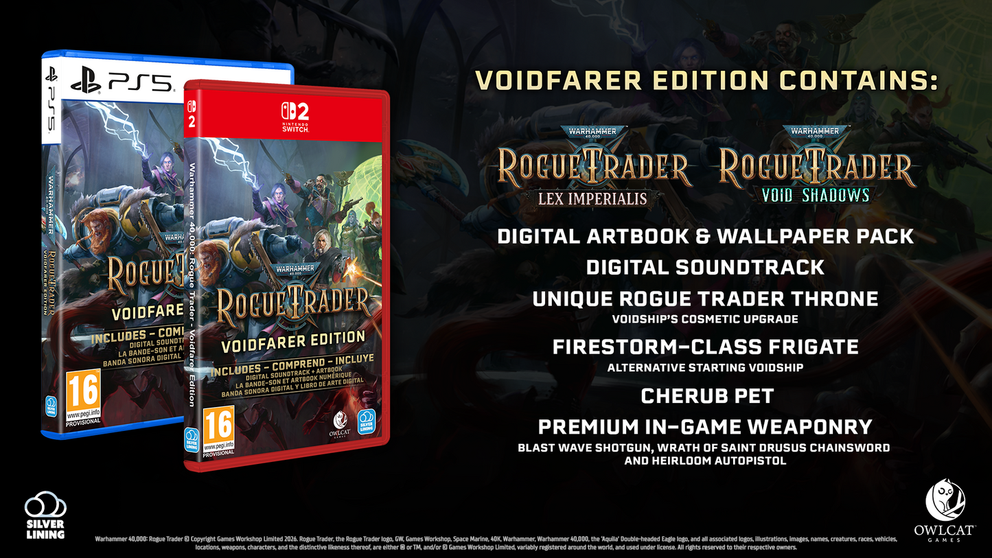 Warhammer 40 000: Rogue Trader - Voidfarer Edition | Nintendo Switch 2 (NSW2)
